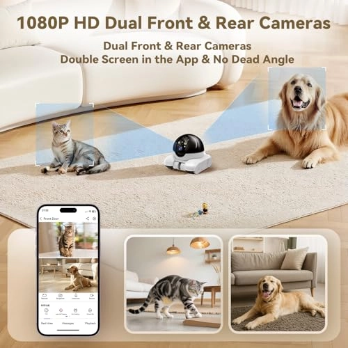 Robot Camera on Wheels 1080P