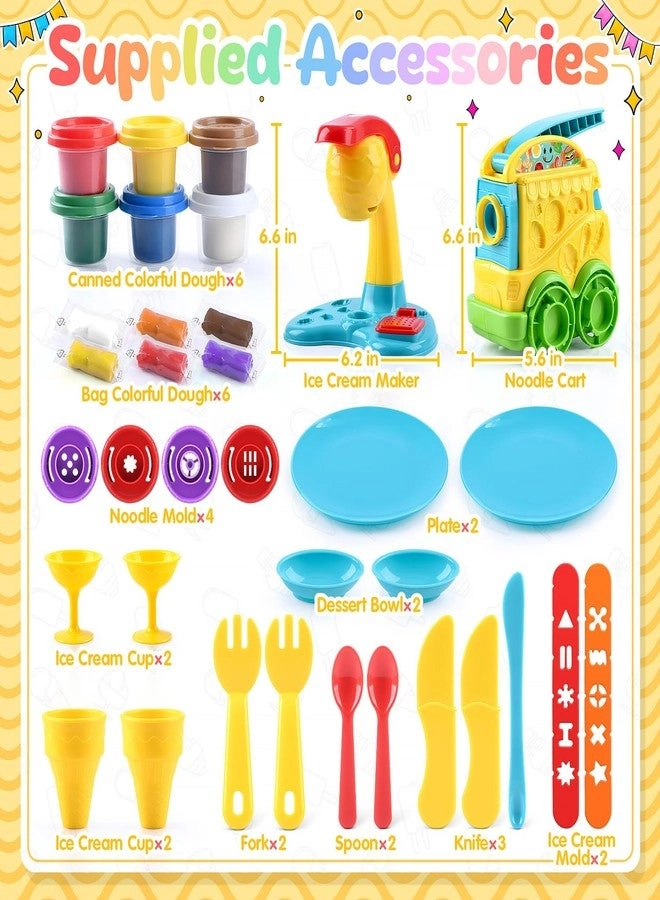 2 in 1 Color Dough Kitchen Creations Set - 3+ years 35 pcs