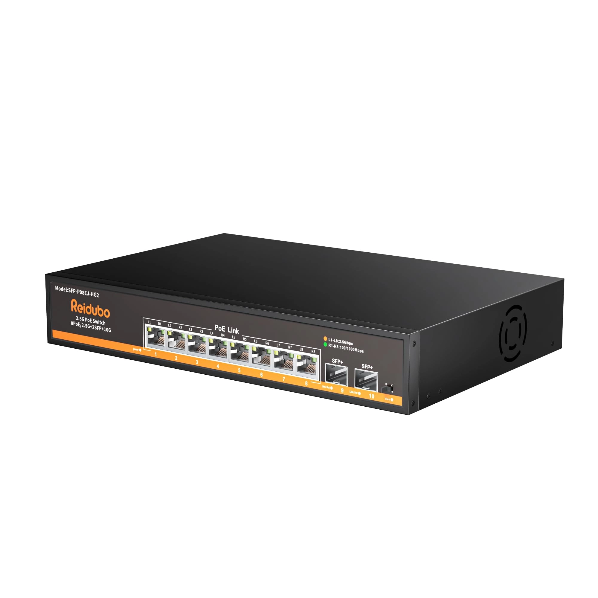 Reidubo 12-Port 10-ports