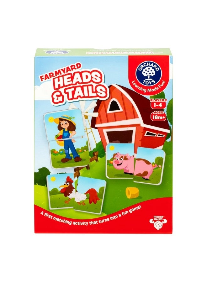 Farmyard Heads & Tails - 18 Months+ 24 pieces