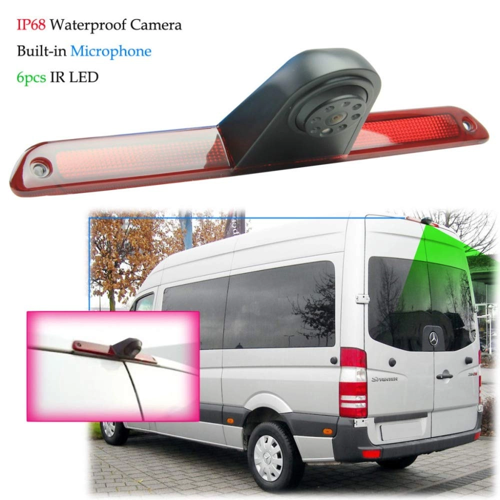 Brake Light Camera - Night vision 480/520 TV lines + Monitor - 7 Inch