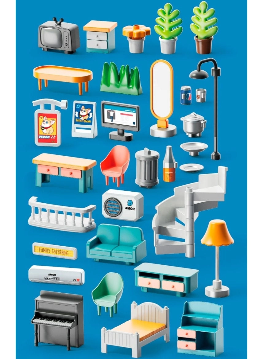 Building Blocks Set - Construction 246 pcs