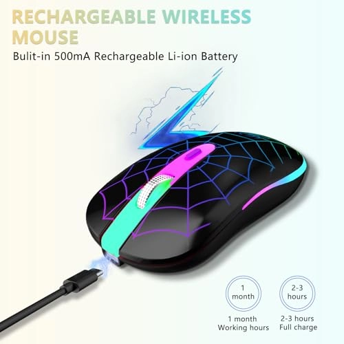 Rechargeable Optical Mouse - Wireless