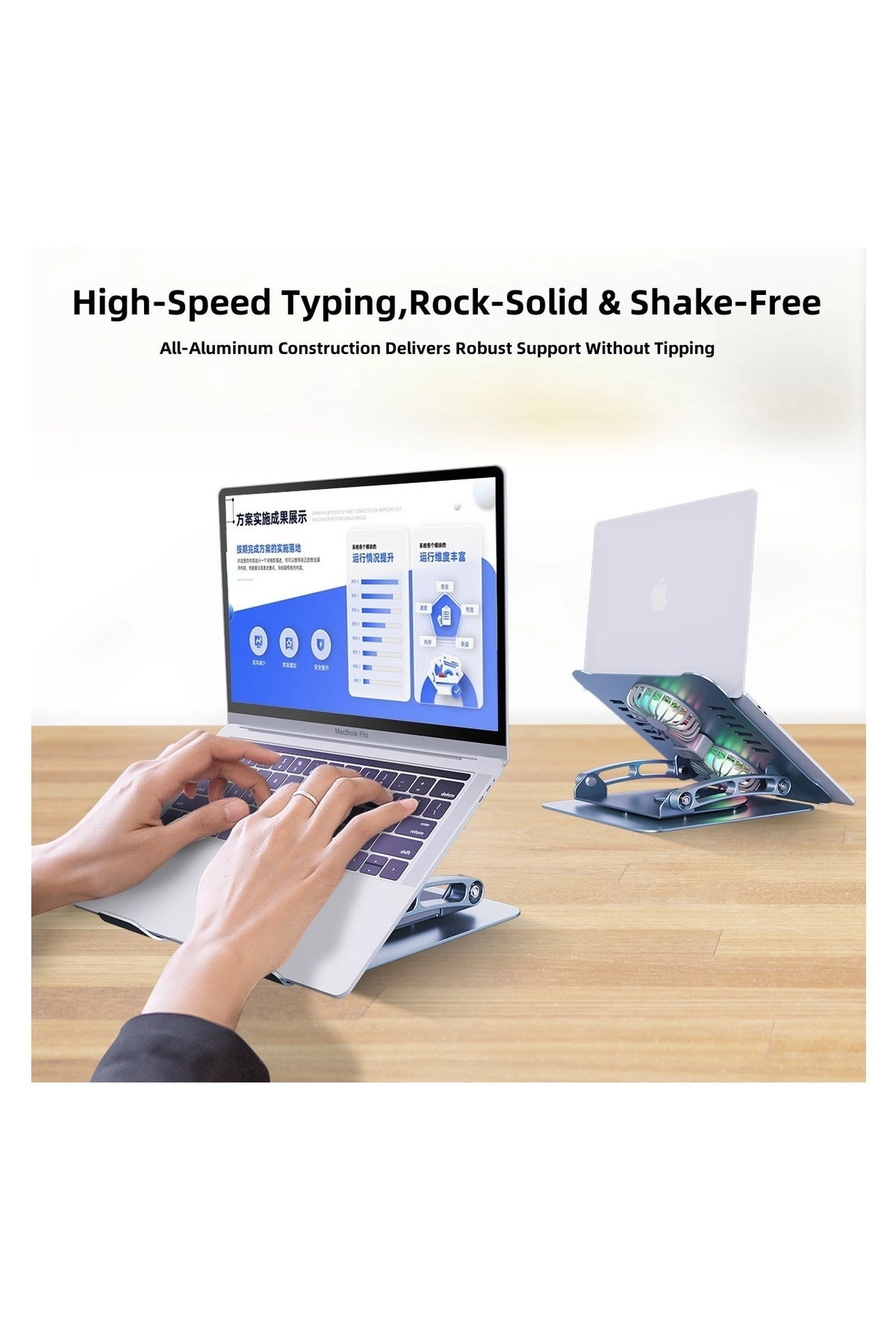Aluminum Alloy Cooling Stand - 9-15.9 Inch