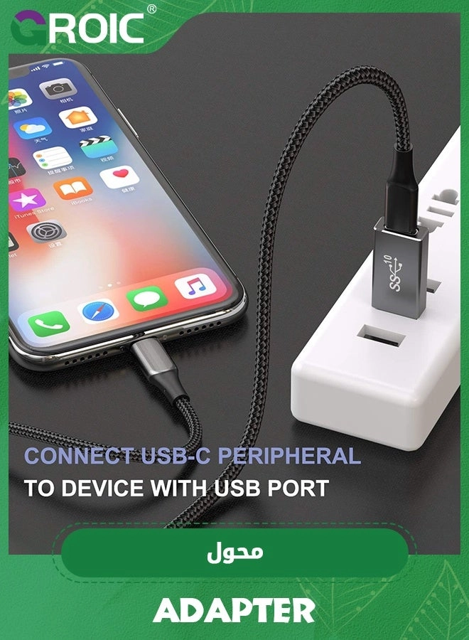 USB C Adapter USB-A to USB-C USB 3.2 Gen2 10Gbps 3A