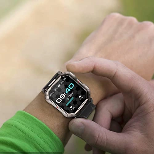 Pedometer Watch - 1.83in HD Heart Rate Sleep Step Counter