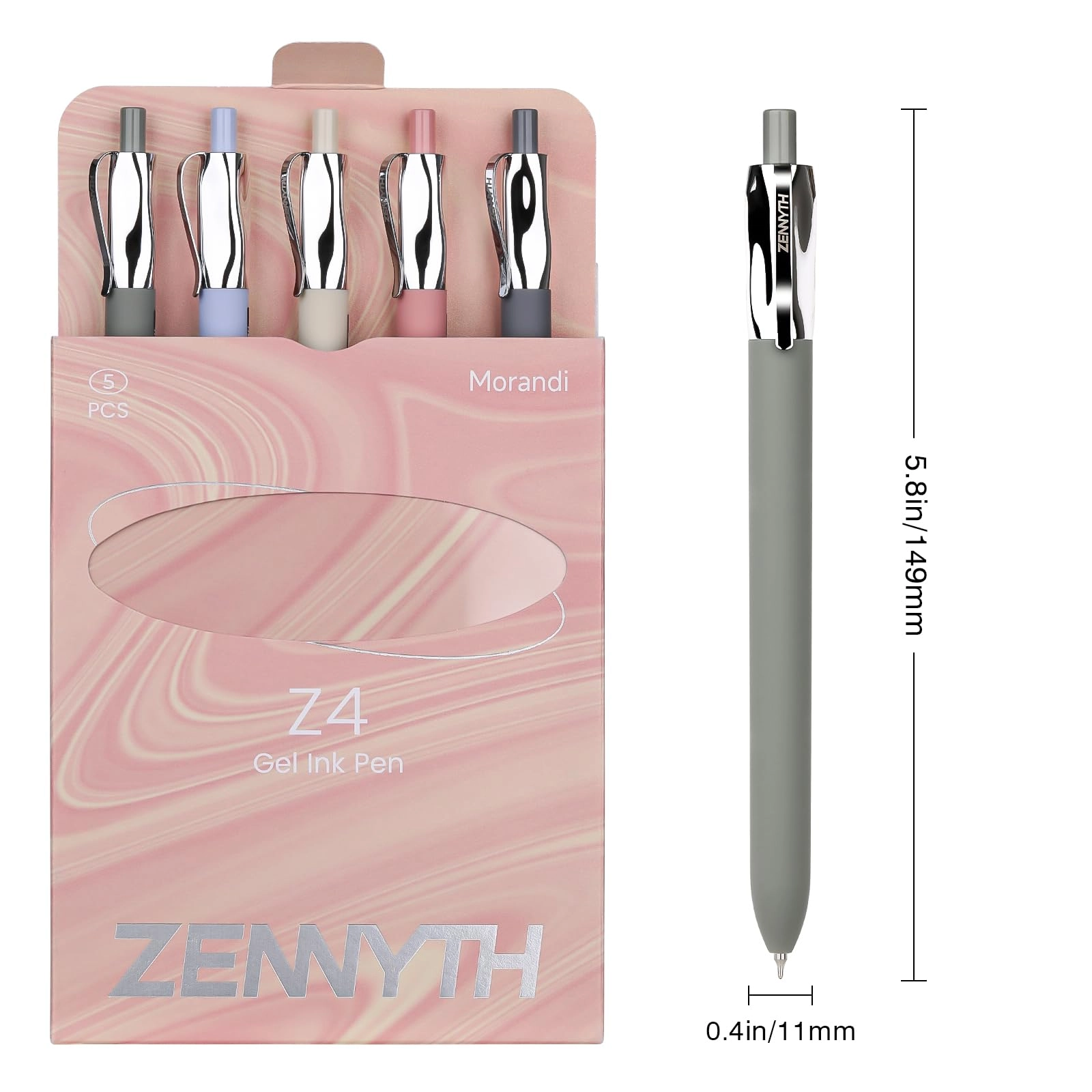 Gel Pens - 5.0 Count 0.5mm Millimeters