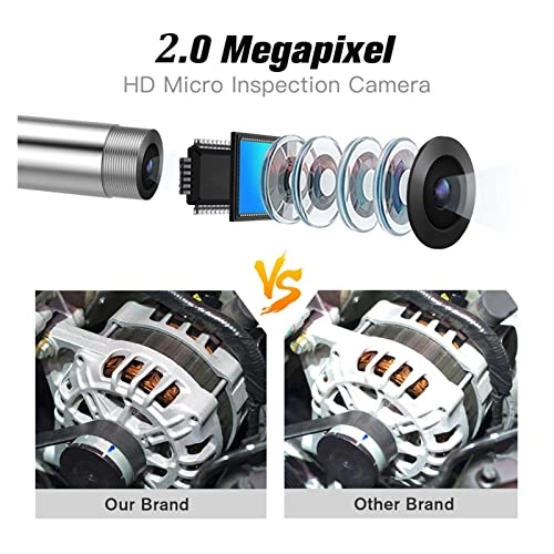 Borescope - 100cm/300cm/500cm 7.6mm/5.5mm/3.9mm/12.5mm