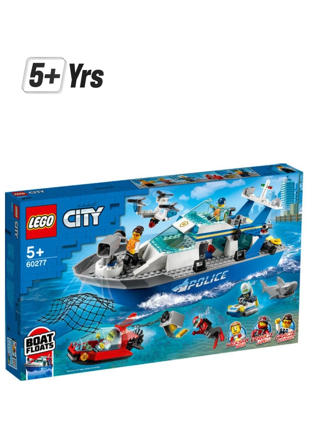 LEGO City Police Patrol Boat (60277)