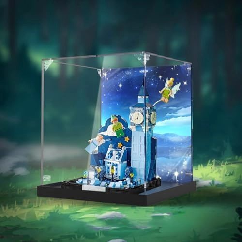 Figures Display Box for LEGO 43232 Flightover Lo-ndon - Acrylic