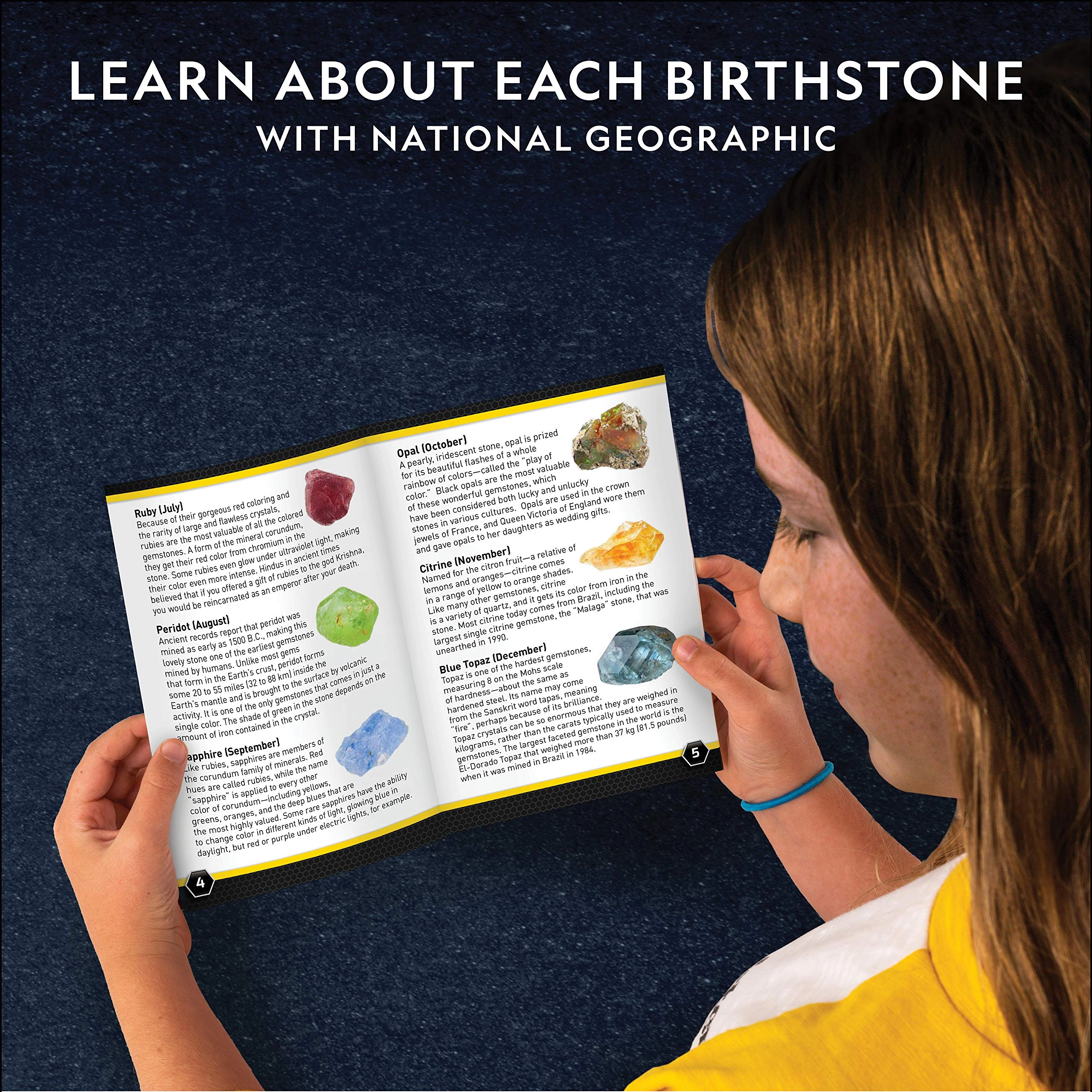 Birthstone Dig Kit Science - 8 years+ 12 pieces