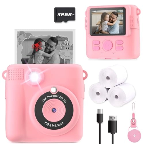 Instant Print Camera - 1080P 2.4 inch