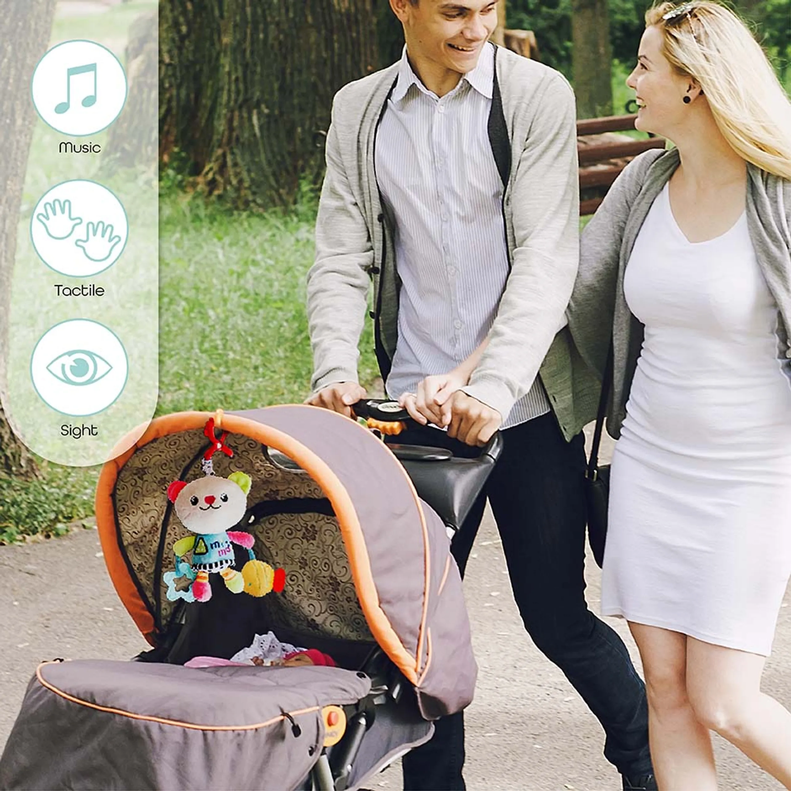 Moon Kitty Musical Toy - 0 months+