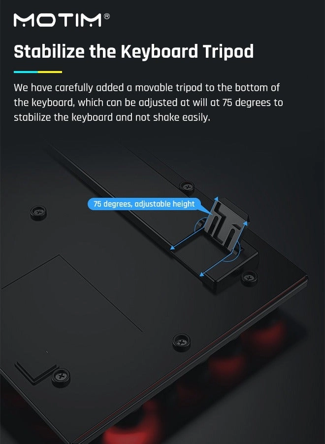 Mechanical Gaming Keyboard + Gaming Mouse - EN Wired