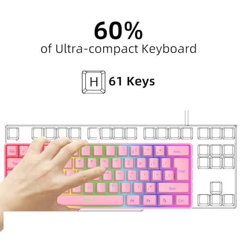 RGB Gaming Keyboard and Mouse Combo - Wired