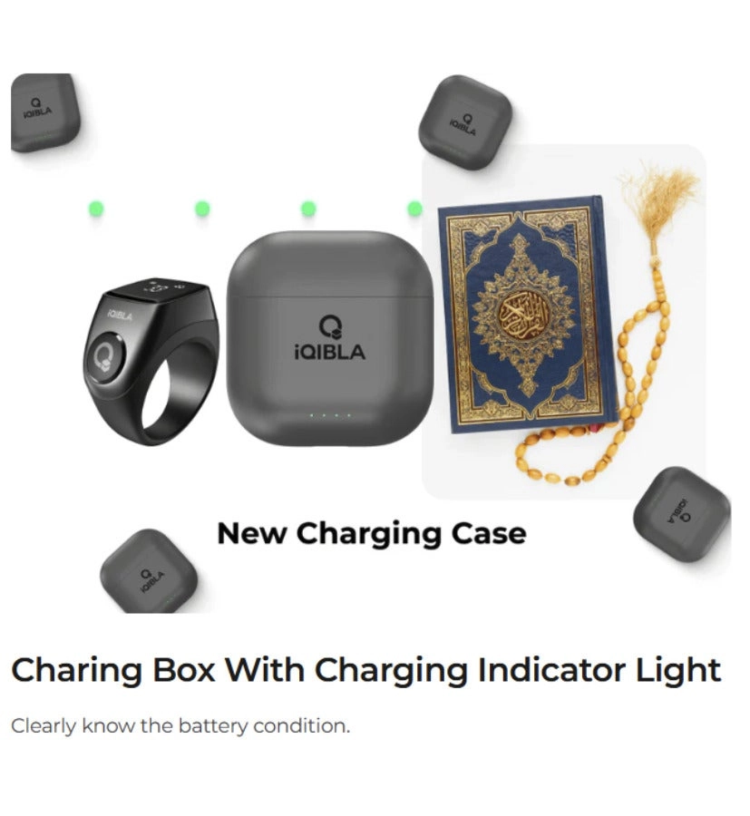 Zikar Ring Jood - 55 mAh USB-C Black