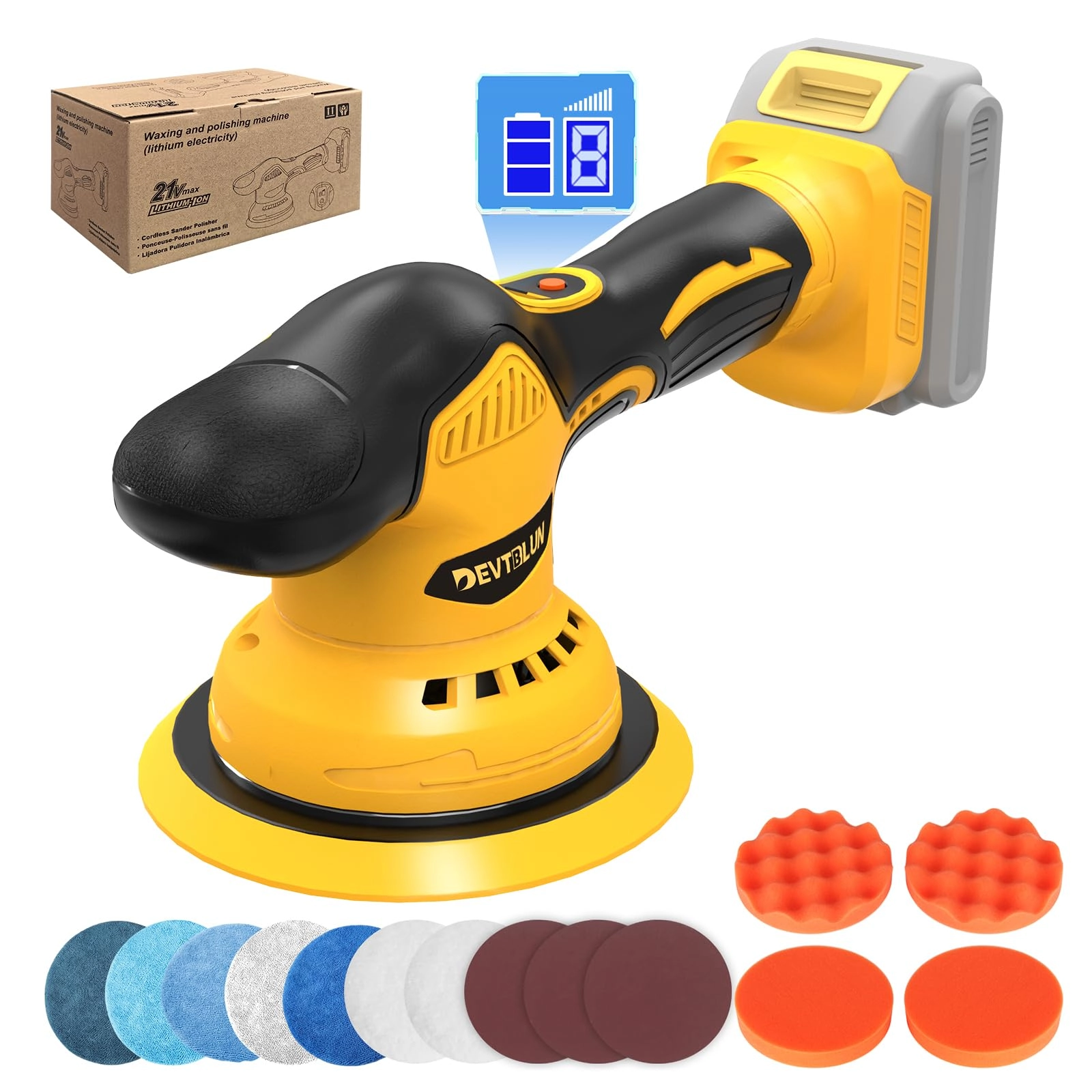 DEVTBLUN Buffer Polisher - 6 inch