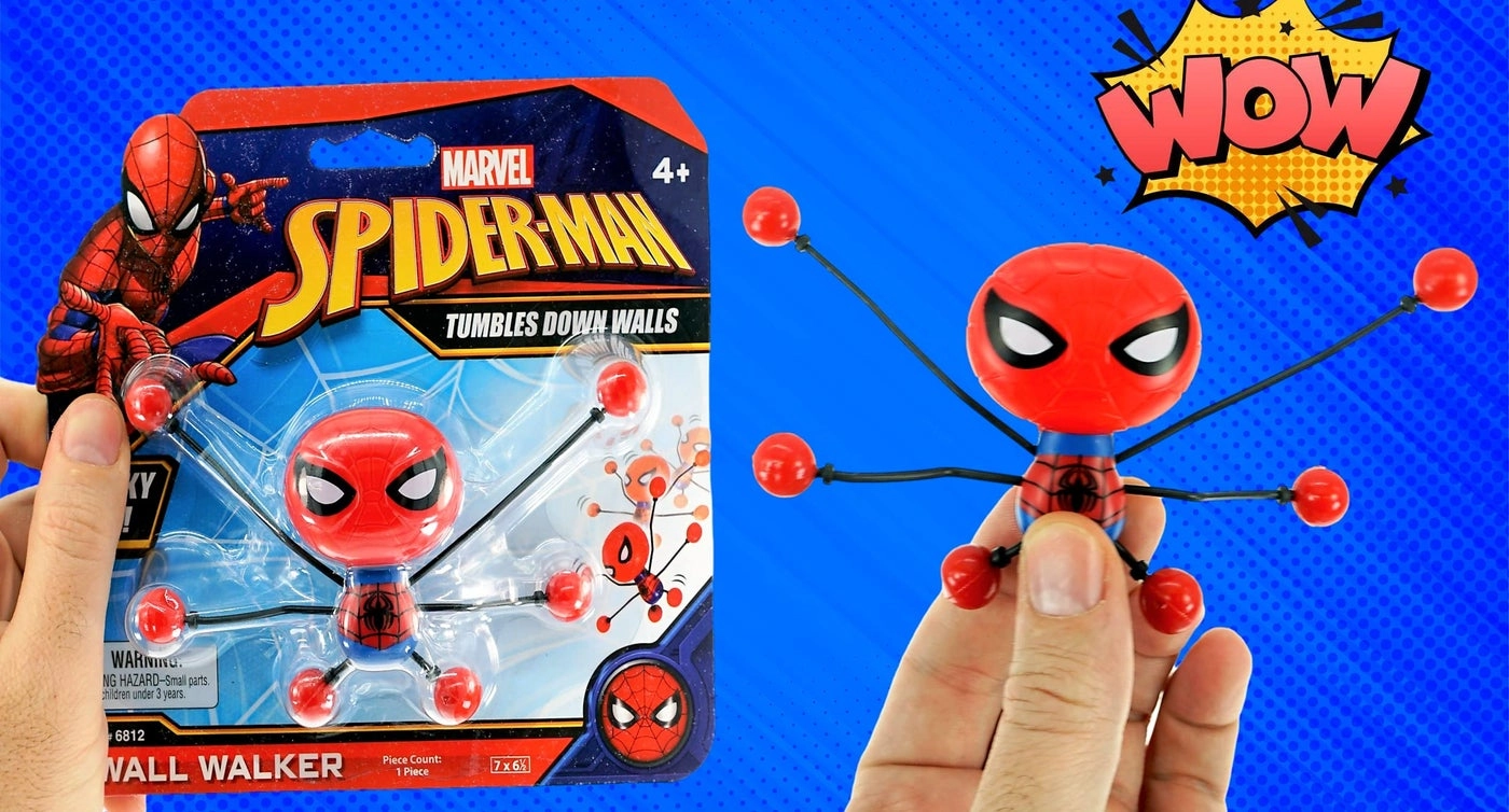 Spiderman Sticky Wall Crawlers - Spiderman (TWM) 6 pcs