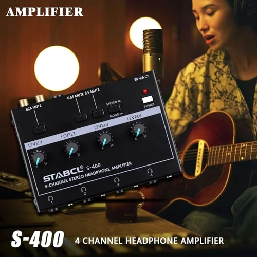 4 Channel - Stereo/Mono 3.5mm 6.35mm RCA Input