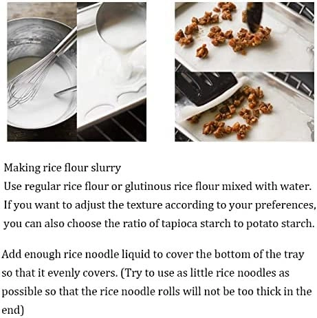 2 Layer Electric Vermicelli Roll Steamer - Stainless Steel Spare Drawer UK Plug