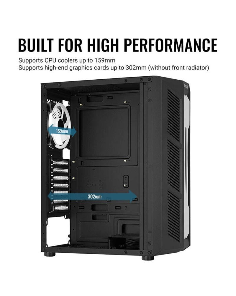 B508A Flow - Tempered Glass Mid-Tower