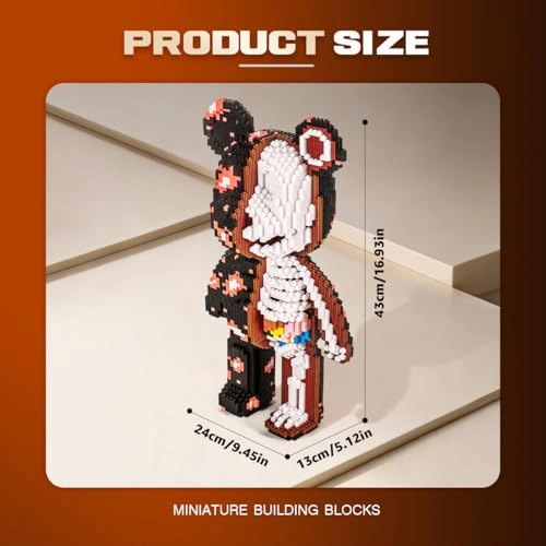 Animal Dissection Skeleton Bear - 7220 pcs