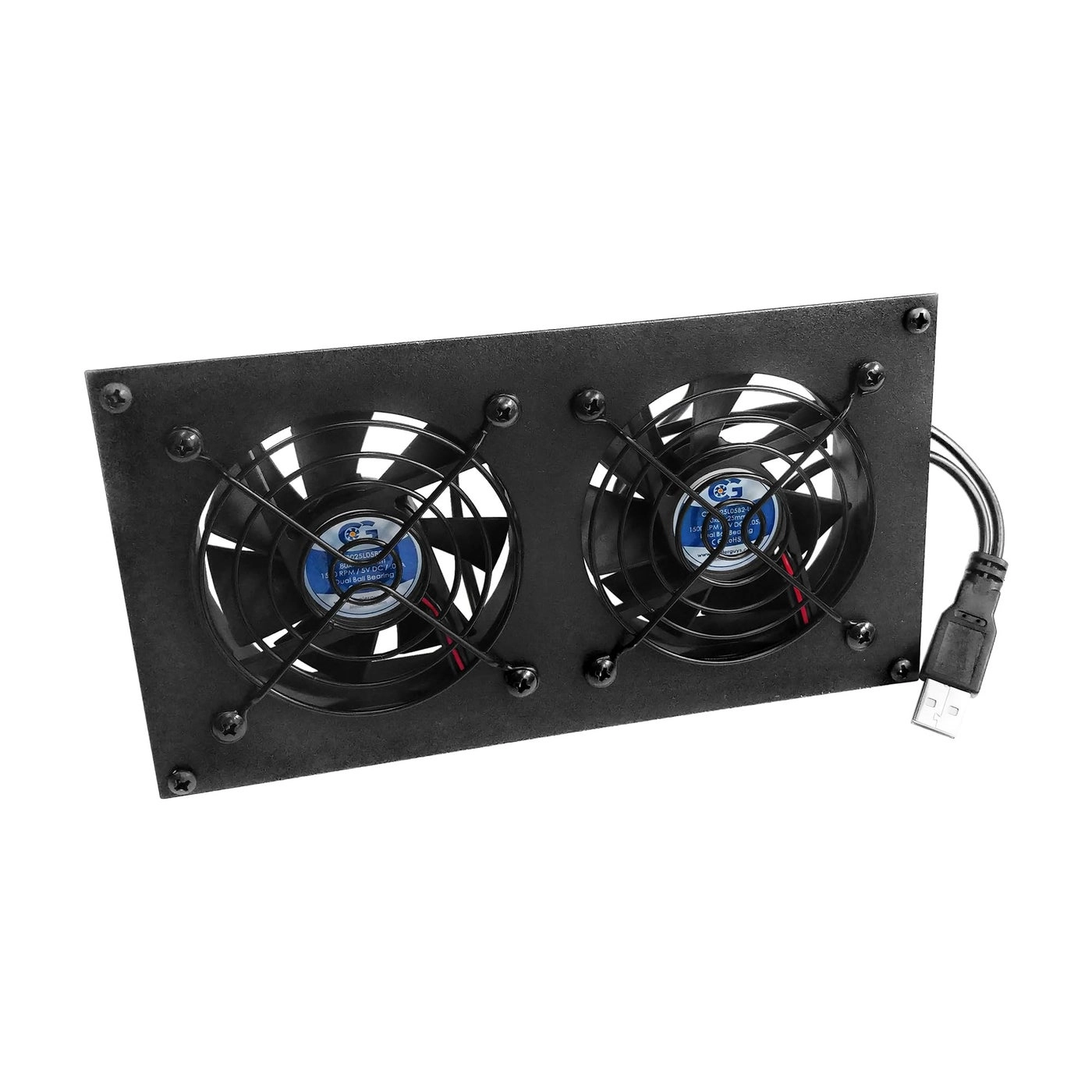 Coolerguys USB Powered Cooling Fan - Dual 80mm