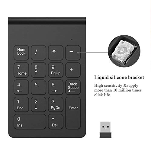 Numeric Keypad - 18 Keys 2.4GHz Mini USB