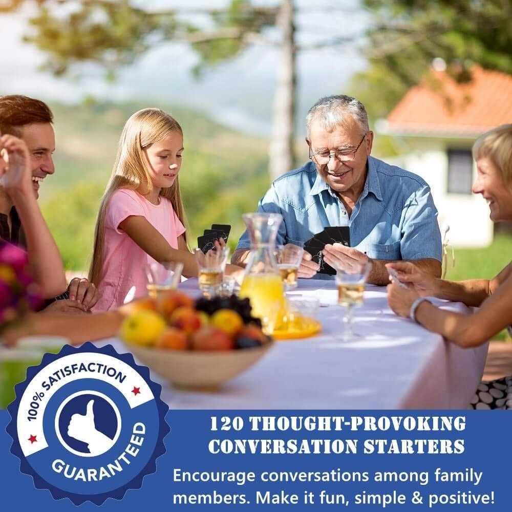 Family Games for Kids and Parents - Conversation Starters Card Game