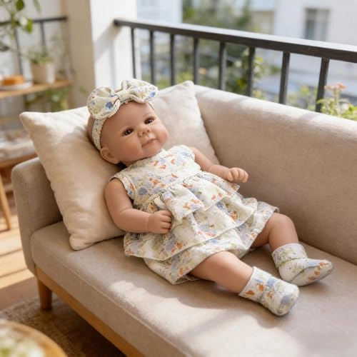 Reborn Baby Doll - Twins 20 inch Vinyl Girl Ages 3+