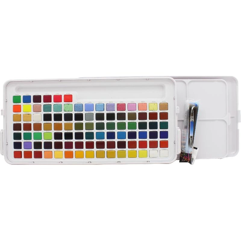 Pocket Field Sketch Box - 24 Colors + Brush;Palette