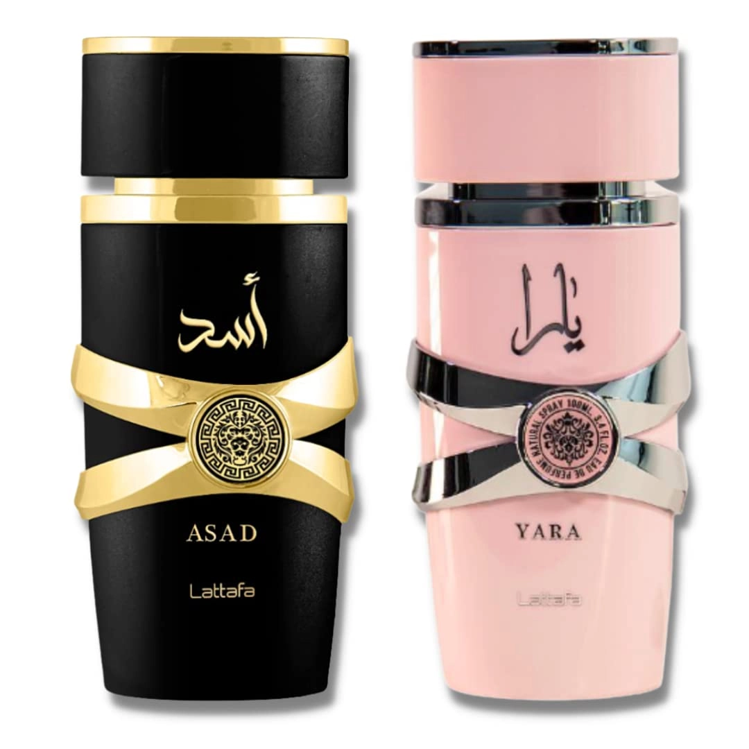 Lattafa Perfumes Asad - 100 ml + Yara - 100 ml