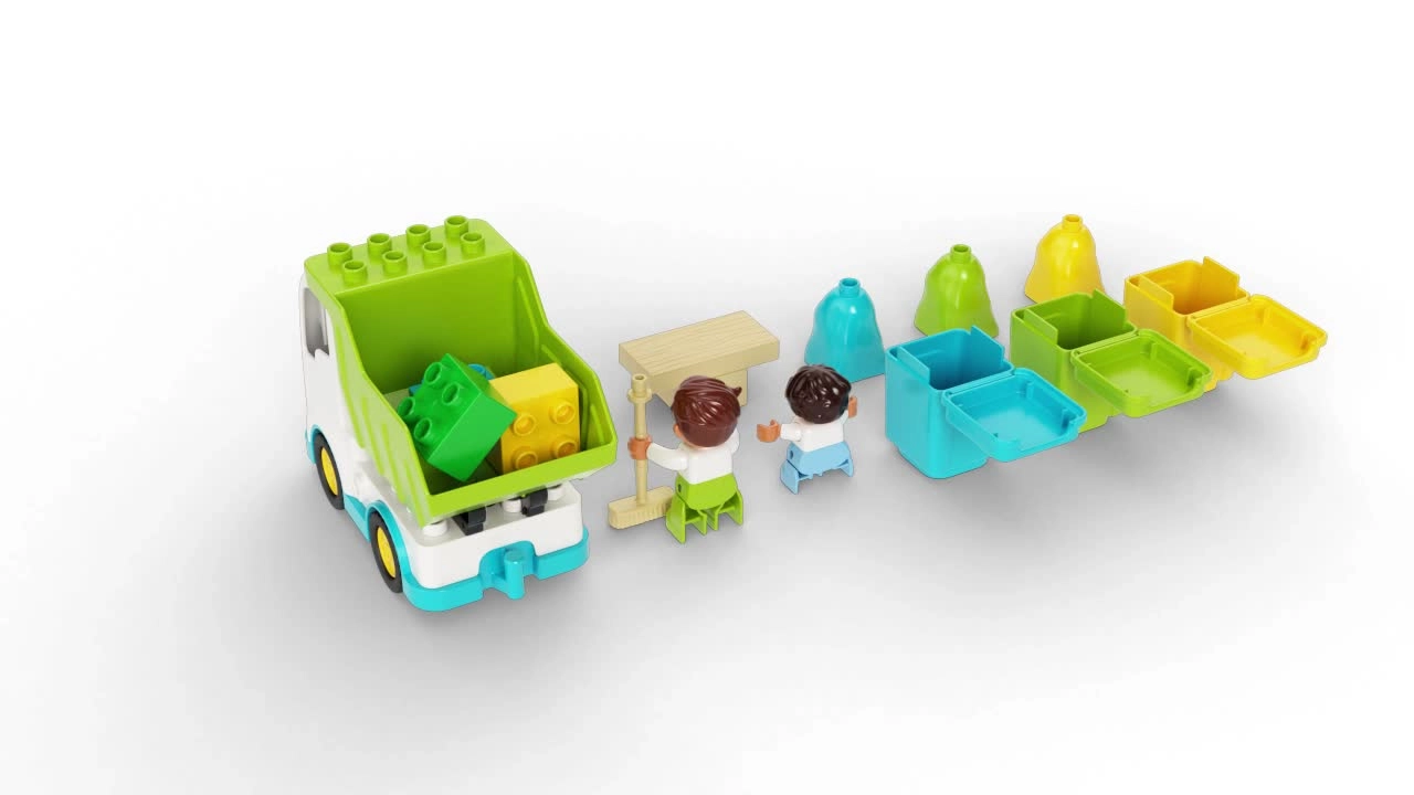 Garbage Truck and Recycling (10945)