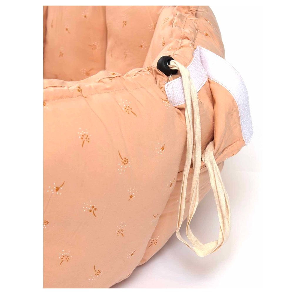 3-In-1 Stripes Bloom Organic Babymat - Ecru/Brown 0 month