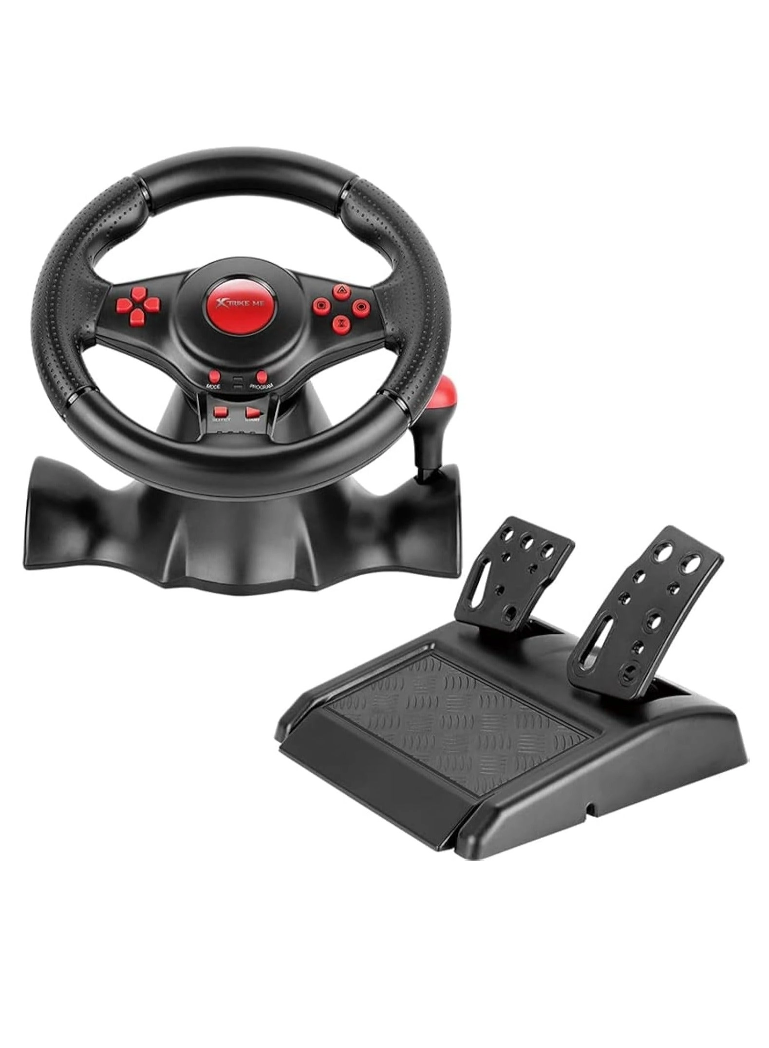 Xtrike Me GP-903 Racing Wheel & Pedals - PC & Consoles