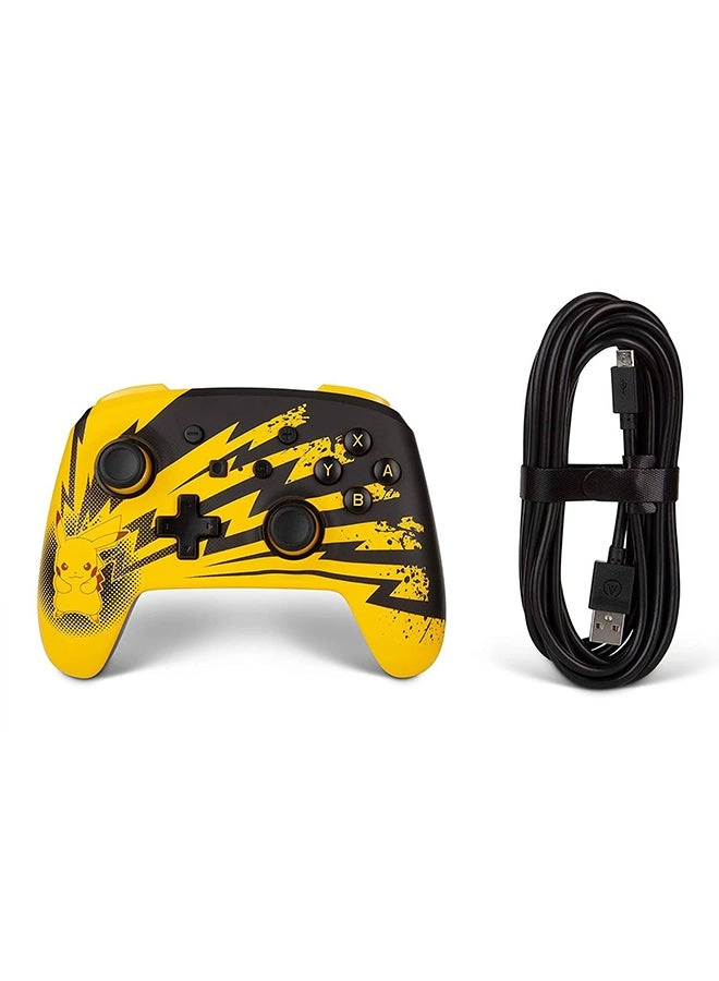 Nintendo Switch Enhanced Wired Controller Pikachu Moods