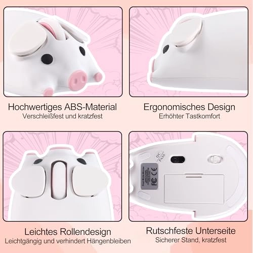 Pig Shape Mouse - Wireless