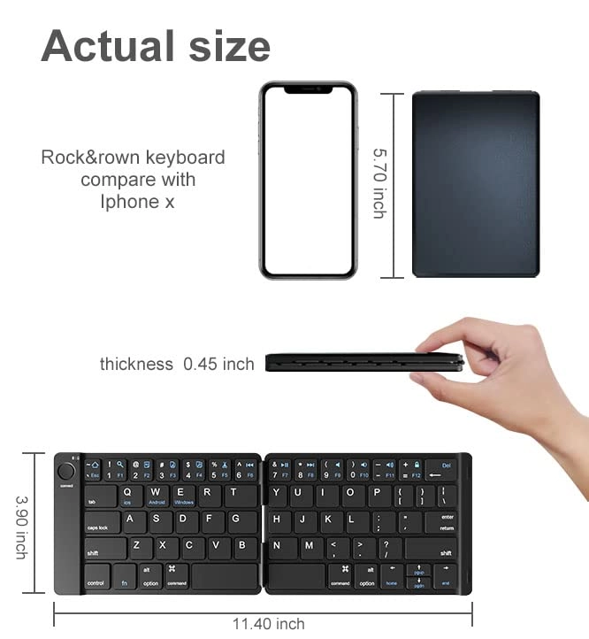 Foldable Bluetooth Keyboard - Bluetooth