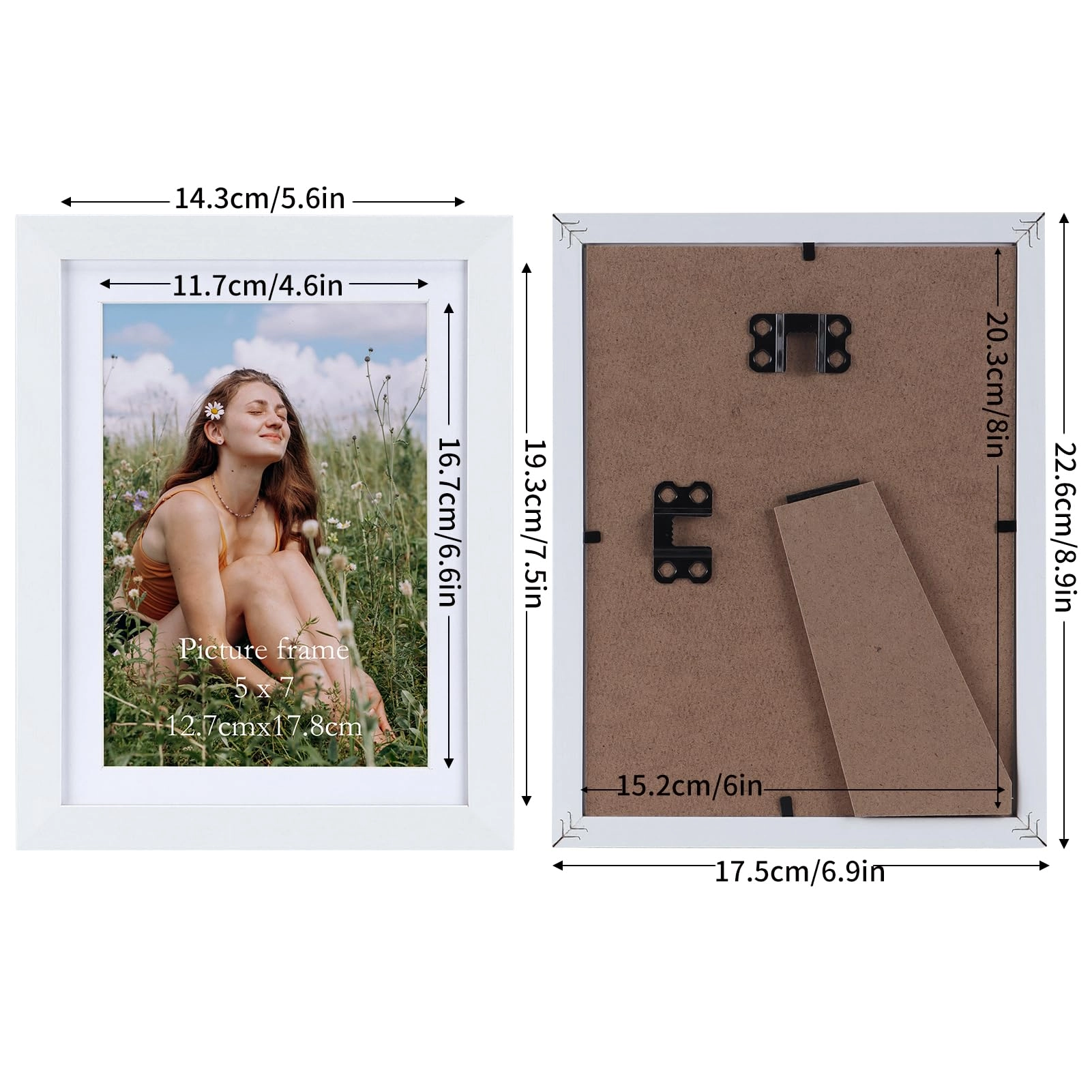 Photo Frames - 4x6/5x7 Pack