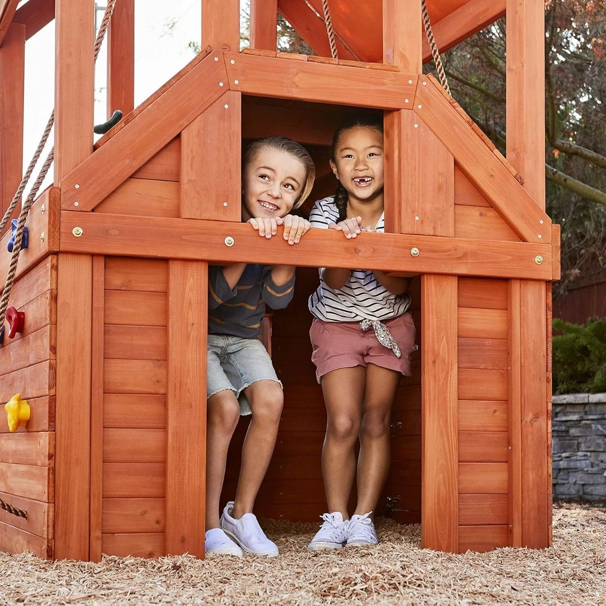 Real Wood Adventures Climb House - Wooden 3 +