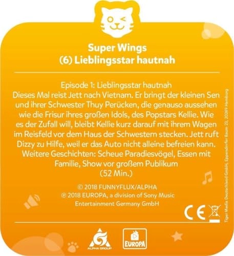 tigercard Super Wings Musical Toy - 3 to 10 years