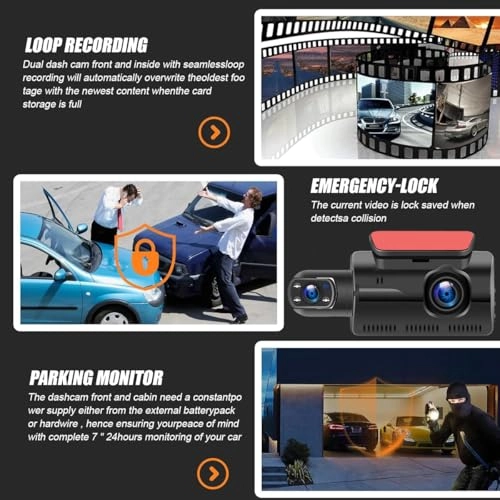 Dual Dash Camera - 1080p