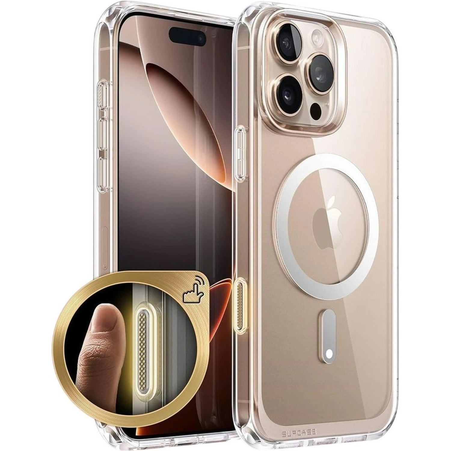 Symantec MCAP16PR01CL Clear Case for iPhone 16 Pro