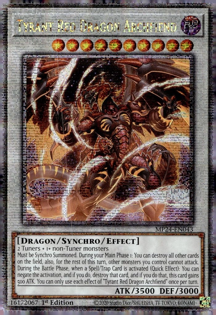 Yu-Gi-Oh! Anime Tyrant Red Dragon Archfiend MP24-EN043
