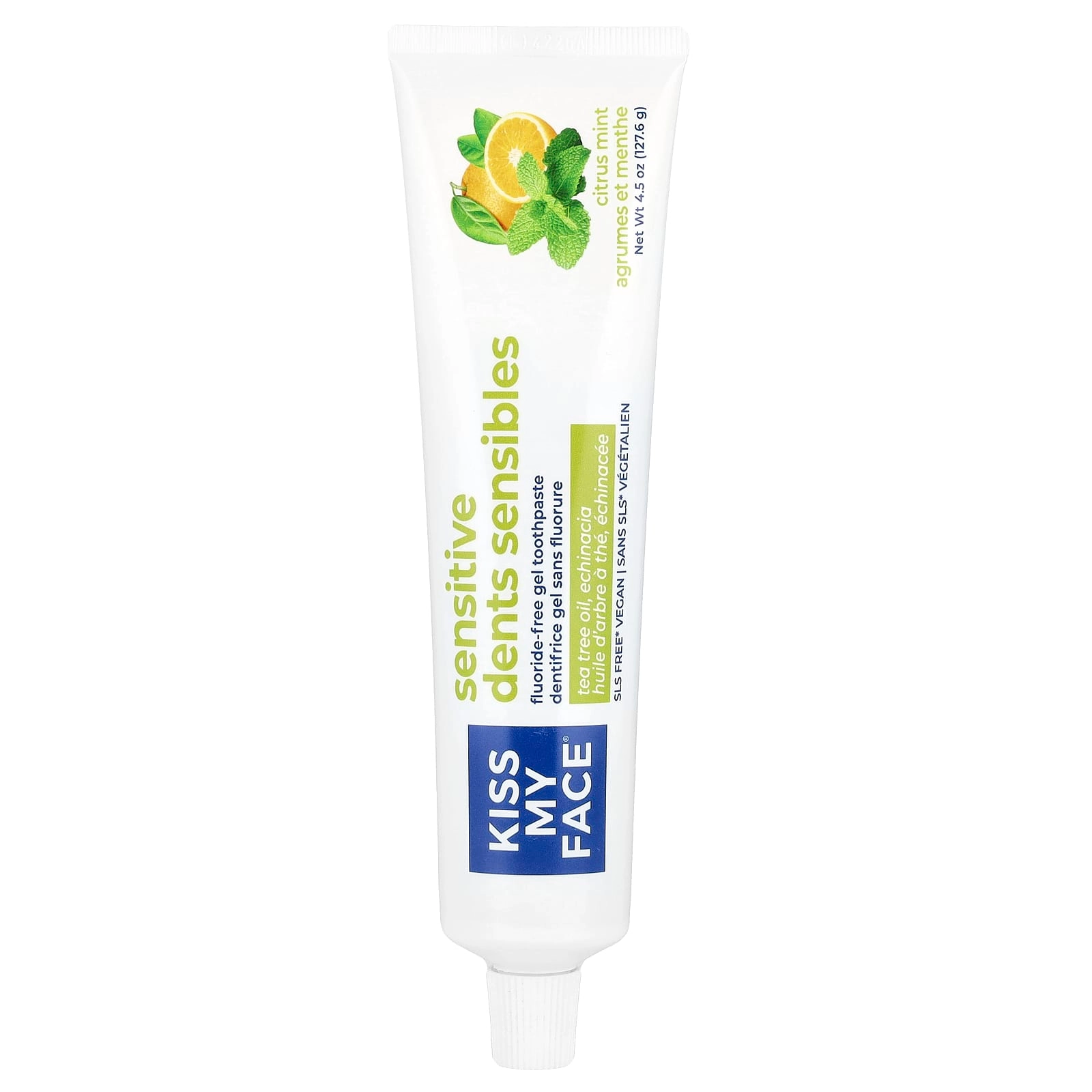 Kiss My Face Sensitive Fluoride-Free Gel - 4.5 oz (127.6 g)