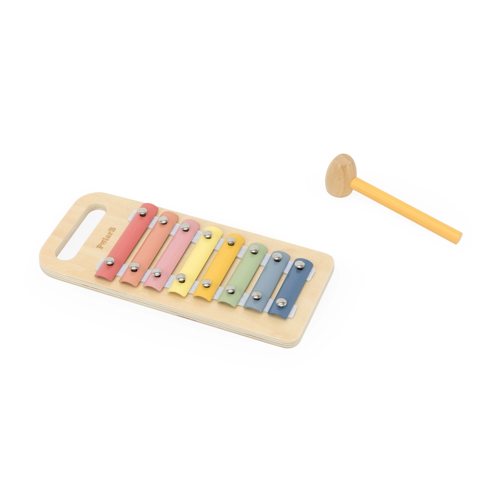2-In-1 Wooden Pounding Bench And Xylophone - Suitable for 18 months and above