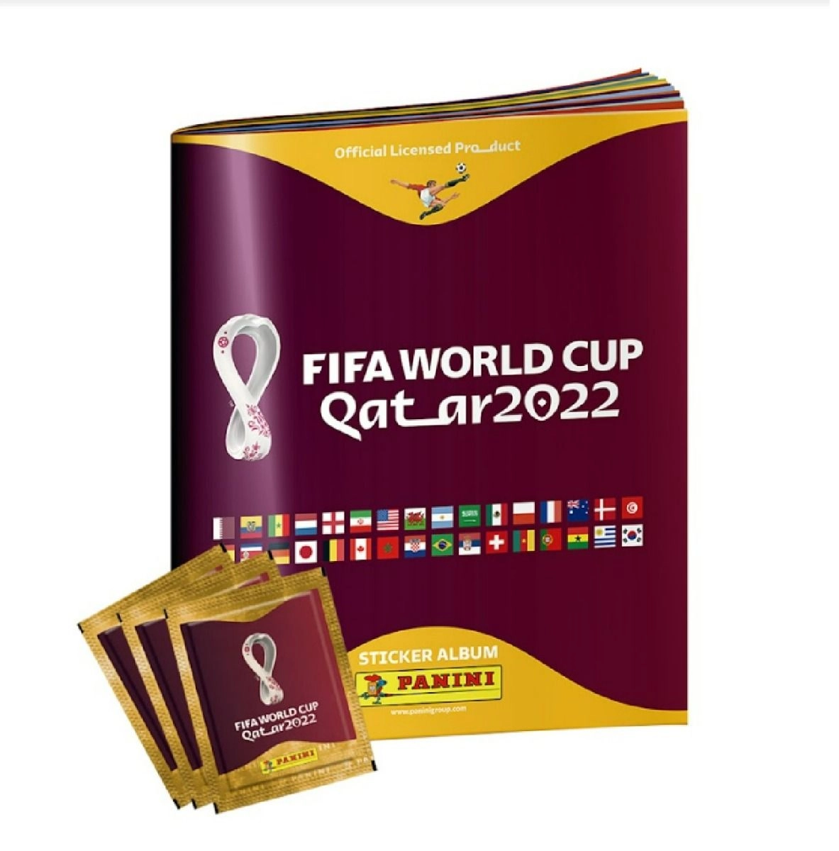 Fifa Road to Qatar World Cup 2022 Sticker Album 3 pcs