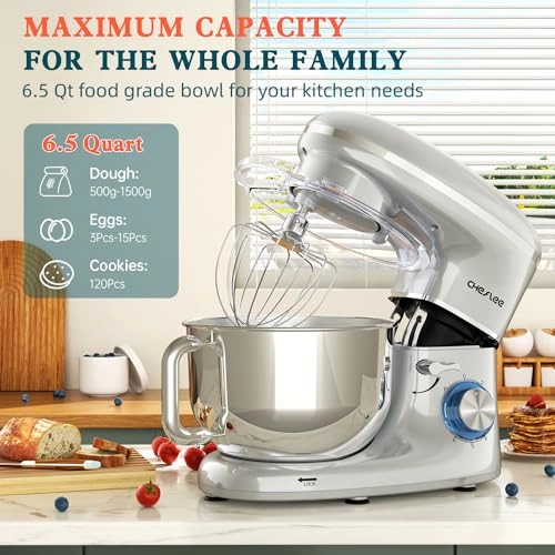 Stand Mixer - 6.5 Quarts 660 watts