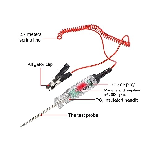 Car Test Pen - LCD Display Battery Voltage Tester Fuse Tester