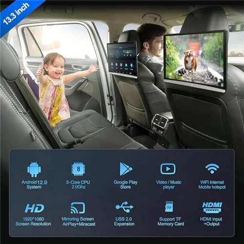 Headrest TV - 13.3-inch